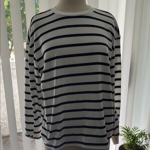 SHEIN 4X$20 Black and White Striped Top